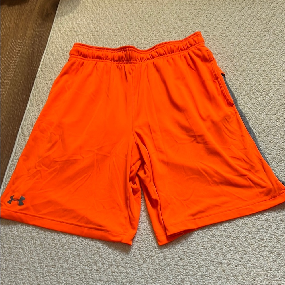 Under Armour Men's Orange Athletic Shorts